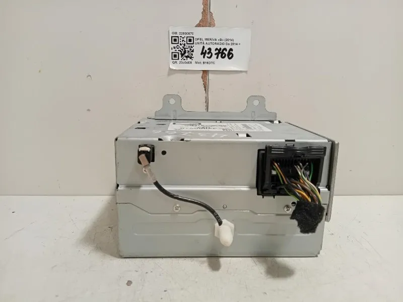 Unità Autoradio 22800670 Opel Meriva B 2014