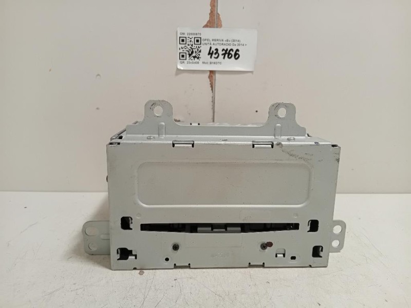 Unità Autoradio 22800670 Opel Meriva B 2014