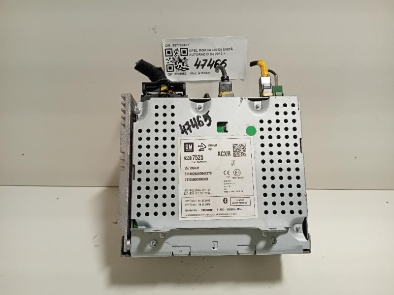 Unità Autoradio 557799431 Opel Mokka 2013
