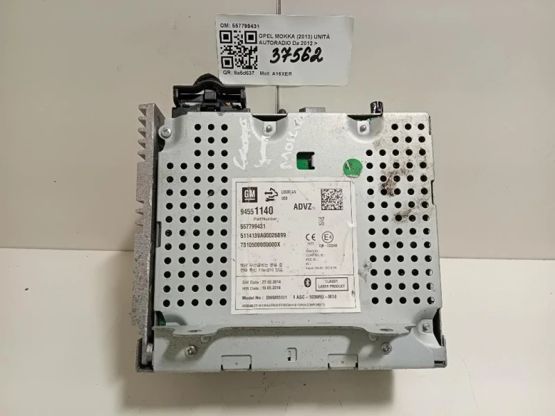 Unità Autoradio 557799431 Opel Mokka 2013