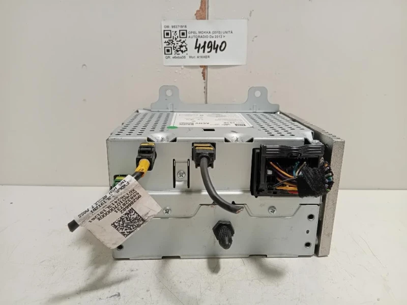 Unità Autoradio 95371916 Opel Mokka 2013