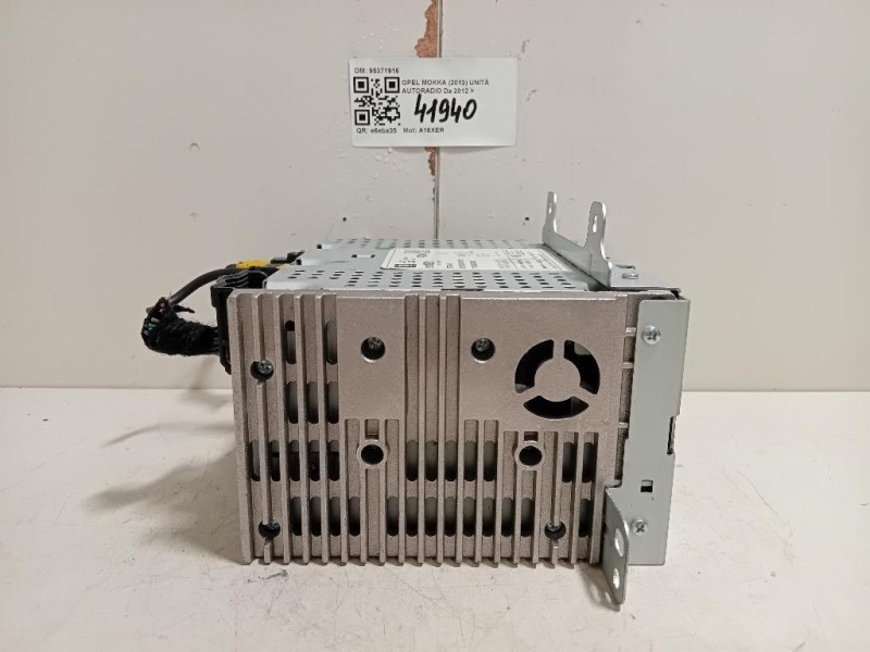 Unità Autoradio 95371916 Opel Mokka 2013