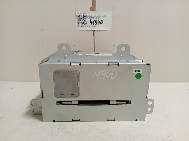 Unità Autoradio 95371916 Opel Mokka 2013