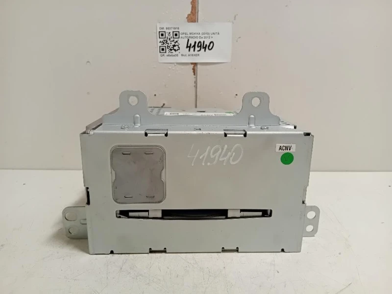 Unità Autoradio 95371916 Opel Mokka 2013