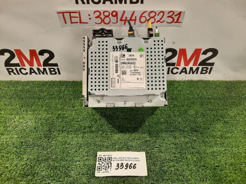 Unità Autoradio 95270974 Opel Mokka 2013
