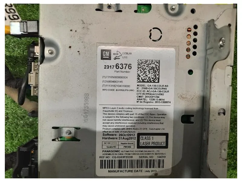 Unità Autoradio 95369363 Opel Mokka 2013