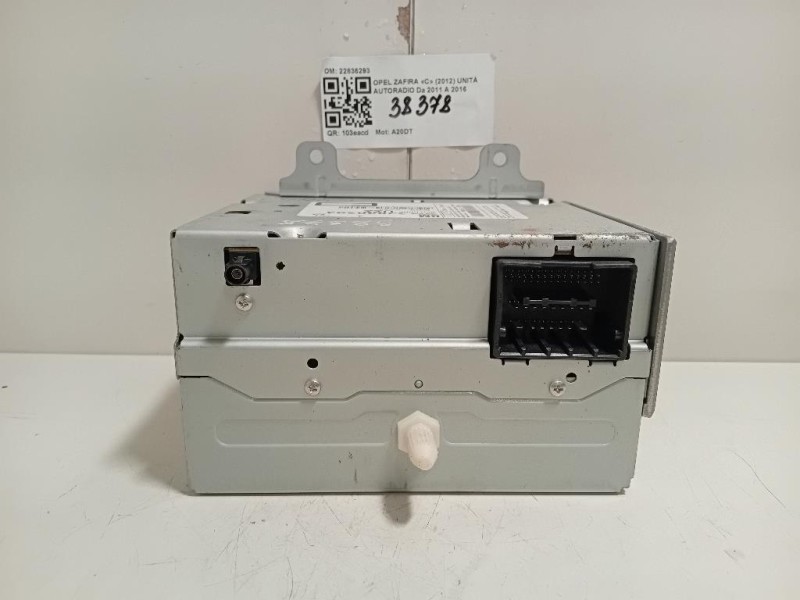 Unità Autoradio 22836293 Opel Zafira C 2012