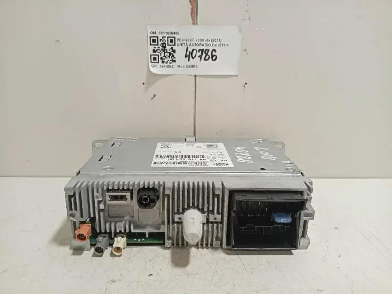 Unità Autoradio 9811066480 Peugeot 2008 I 2016