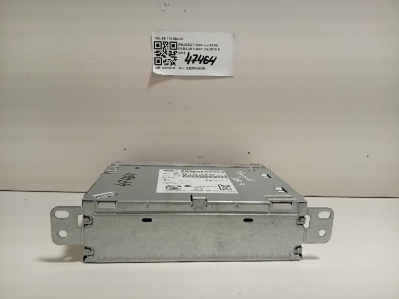 Unità Autoradio 9811066480 Peugeot 2008 I 2016