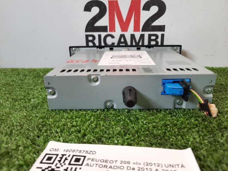 Unità Autoradio 16087575ZD Peugeot 208 I 2012