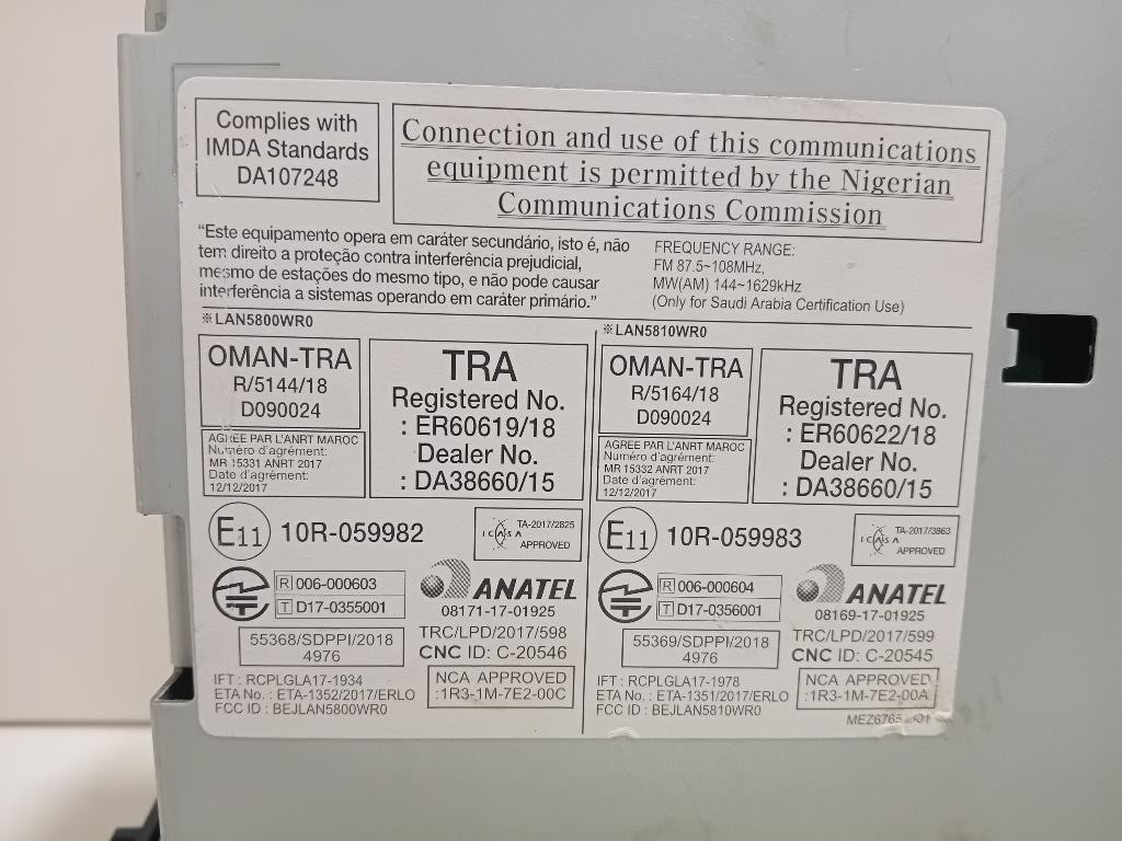 Unità Autoradio 281154484R Renault CLIO IV 2016