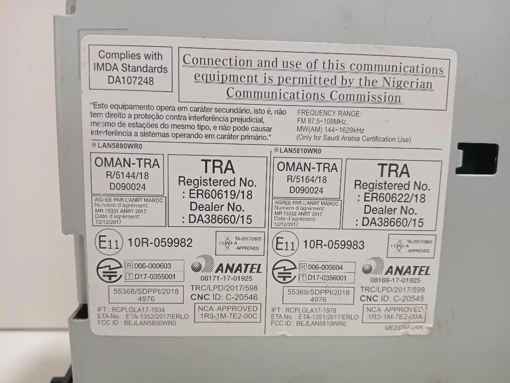 Unità Autoradio 281154484R Renault CLIO IV 2016