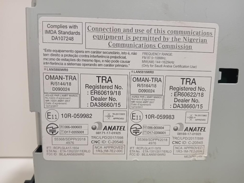 Unità Autoradio 281154484R Renault CLIO IV 2016