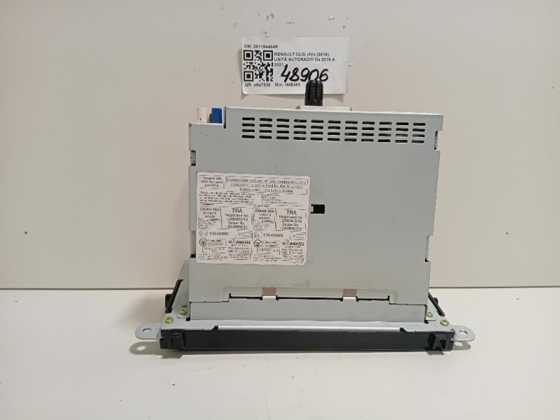 Unità Autoradio 281154484R Renault CLIO IV 2016