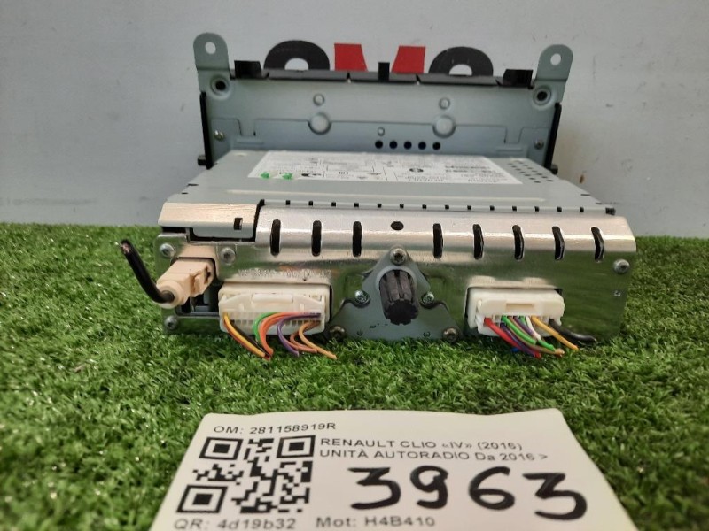 Unità Autoradio 281158919R 281154076R 281151231R Renault CLIO IV 2016