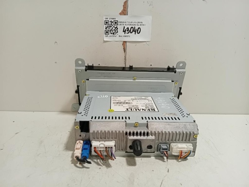 Unità Autoradio Renault CLIO V 2019