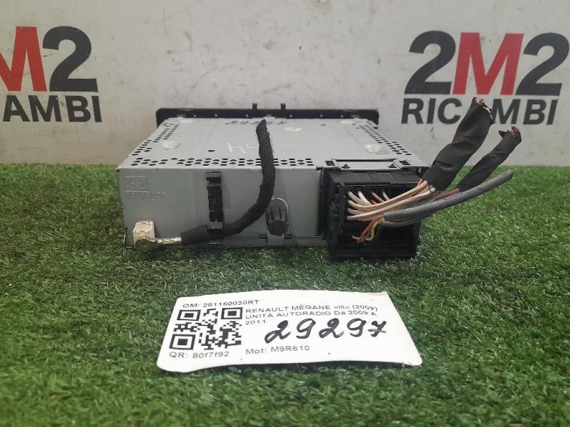Unità Autoradio 281150030RT Renault Mégane III 2009