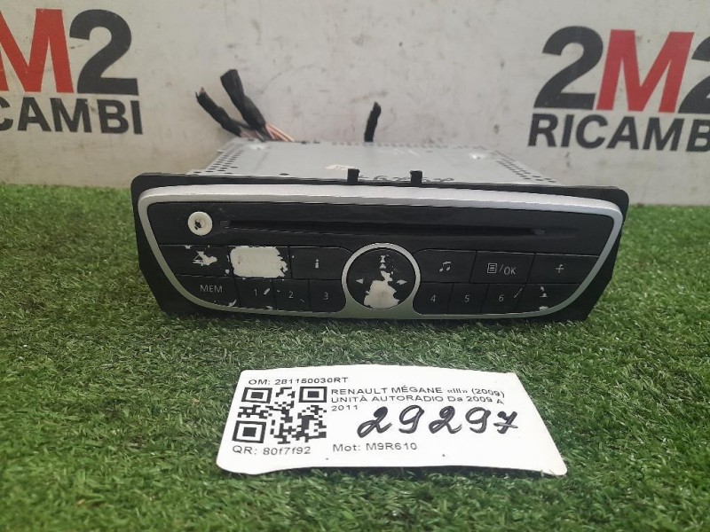 Unità Autoradio 281150030RT Renault Mégane III 2009