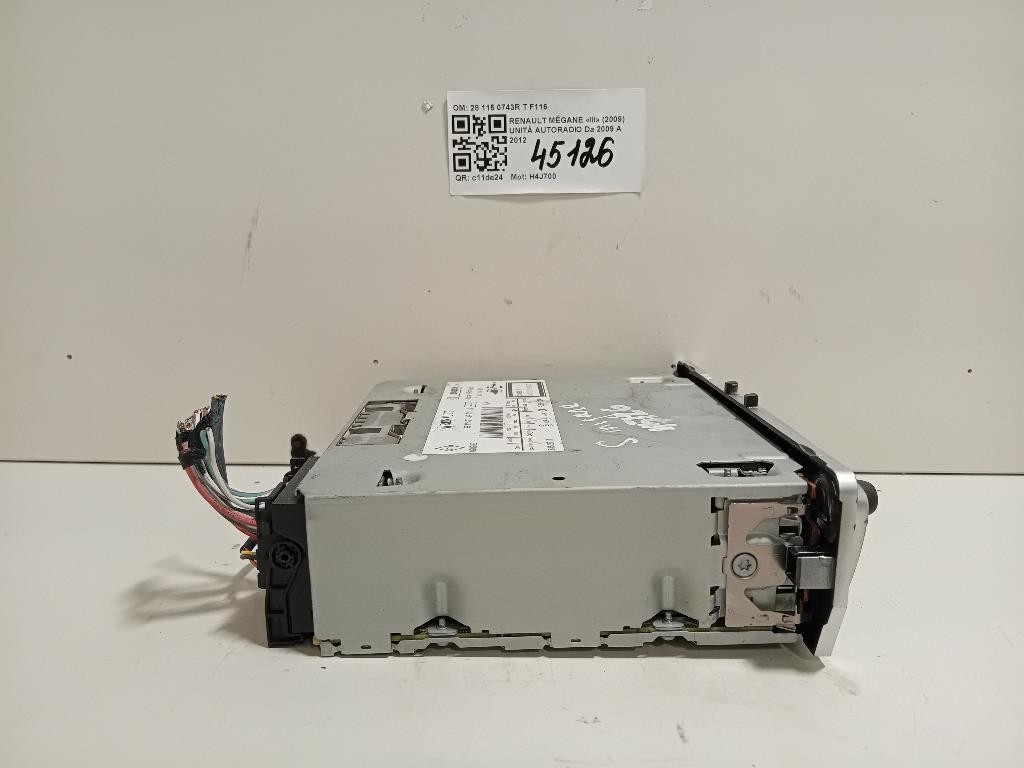 Unità Autoradio 28 115 0743R T F116 Renault Mégane III 2009