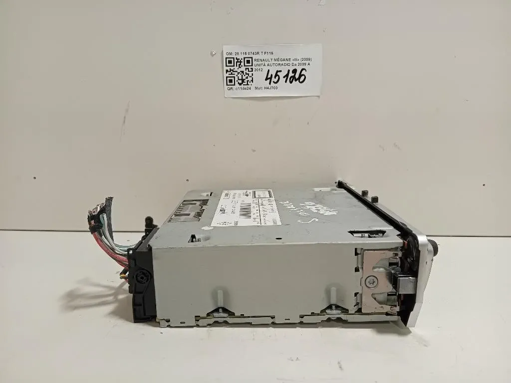 Unità Autoradio 28 115 0743R T F116 Renault Mégane III 2009