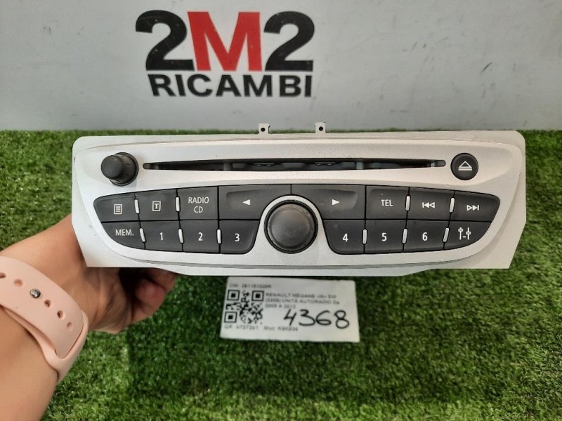 Unità Autoradio 281151029R LETTORE CD Renault Mégane III SW 2009