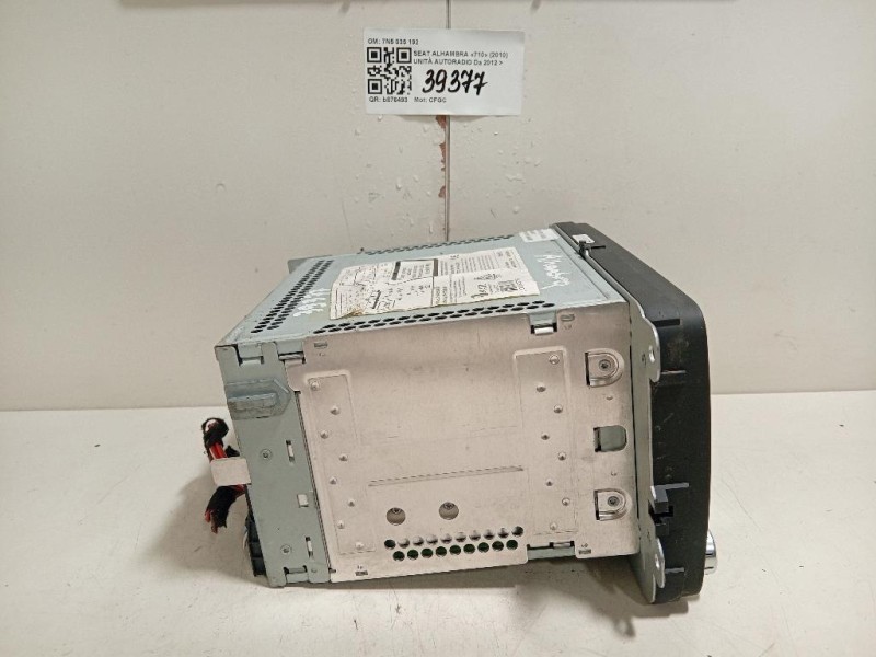 Unità Autoradio 7N5 035 192 Seat Alhambra 710 2010
