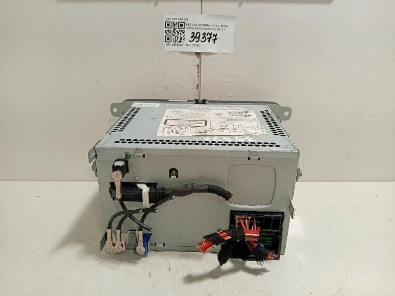 Unità Autoradio 7N5 035 192 Seat Alhambra 710 2010