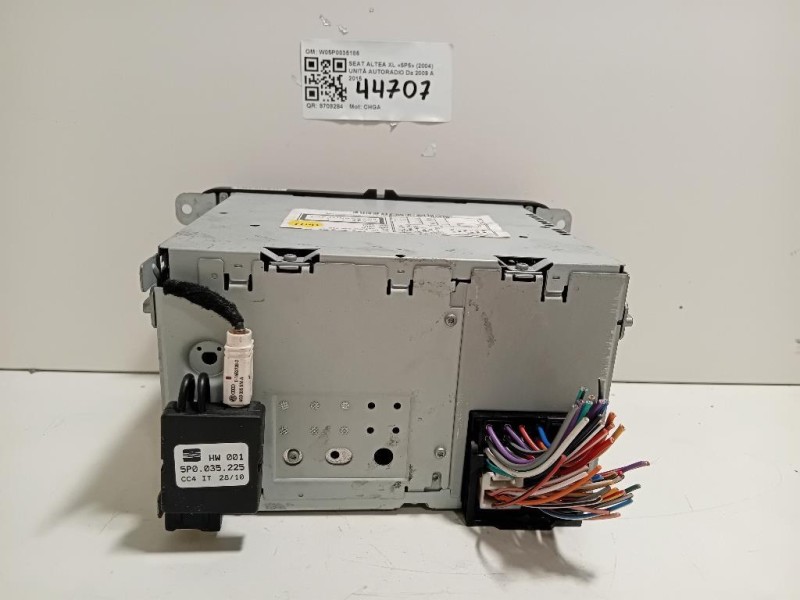 Unità Autoradio W05P0035186 Seat Altea XL 5P5 2004