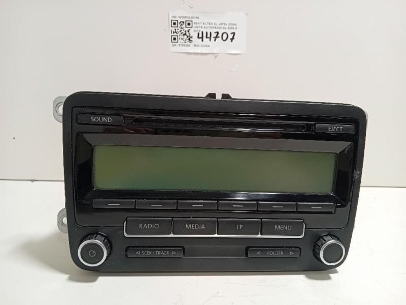 Unità Autoradio W05P0035186 Seat Altea XL 5P5 2004
