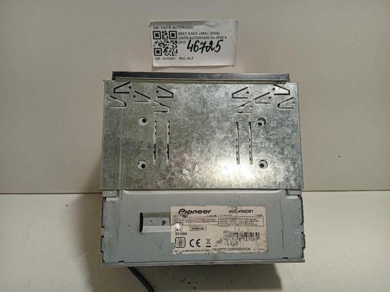 Unità Autoradio UNITÀ AUTORADIO Seat EXEO 3R2 2009