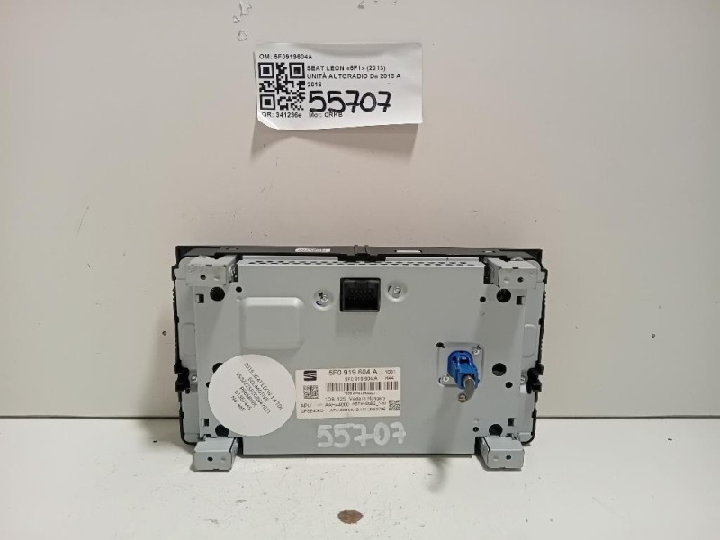 Unità Autoradio 5F0919604A Seat LEON 5F1 2013