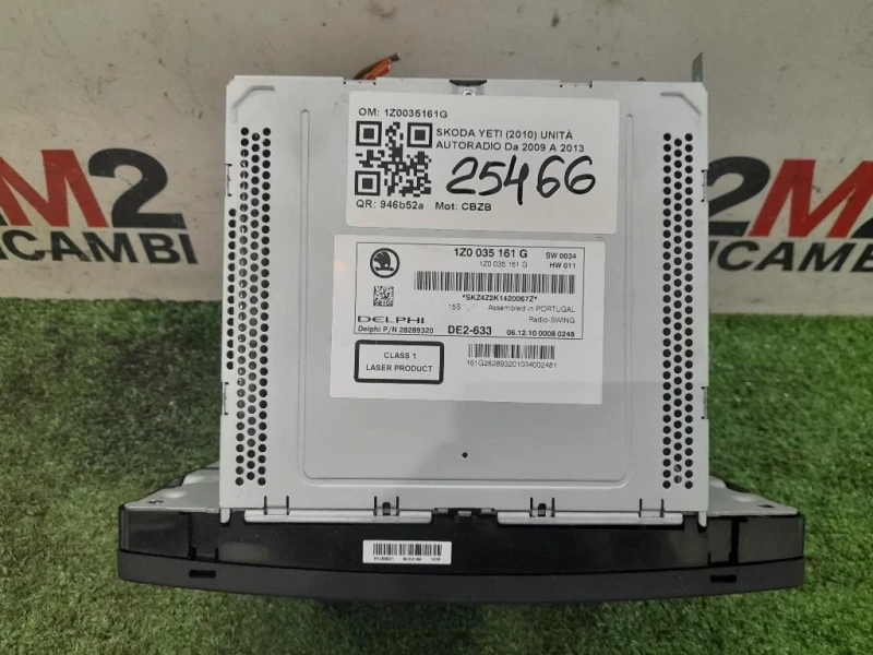 Unità Autoradio 1Z0035161G Skoda YETI 2010