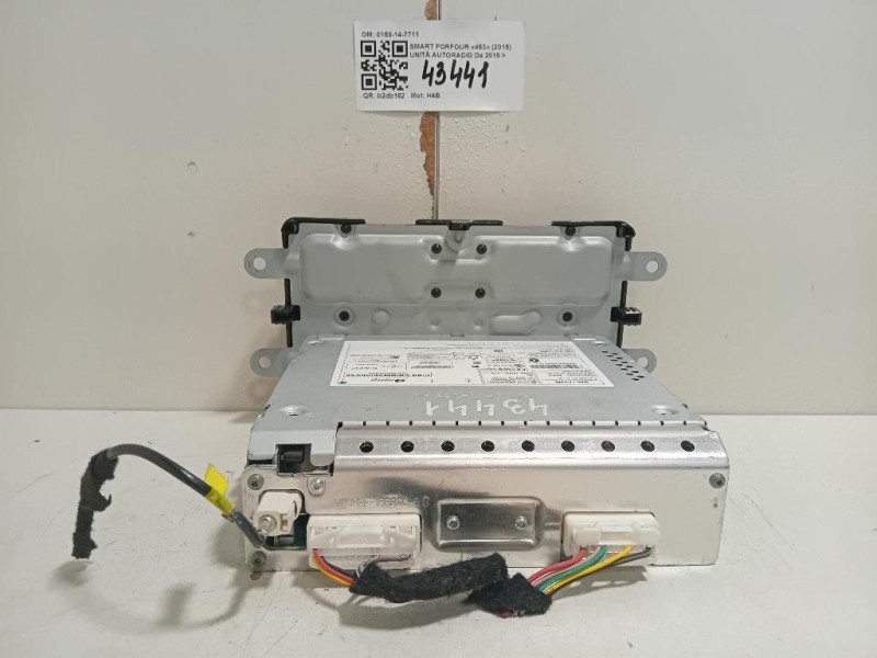 Unità Autoradio 0150-14-7711 Smart Forfour 453 2015