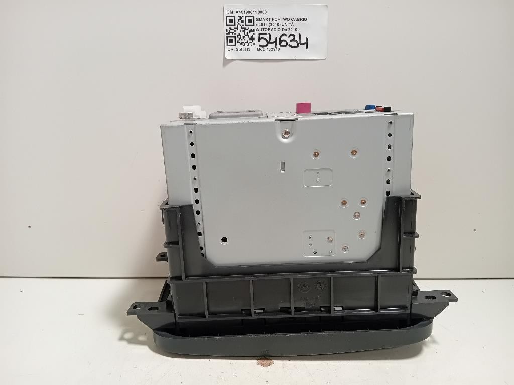Unità Autoradio A451906118080 Smart Fortwo Cabrio 451 2010