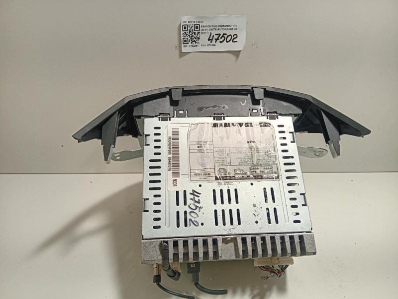 Unità Autoradio 89110 34220 Ssangyong Korando III 2011