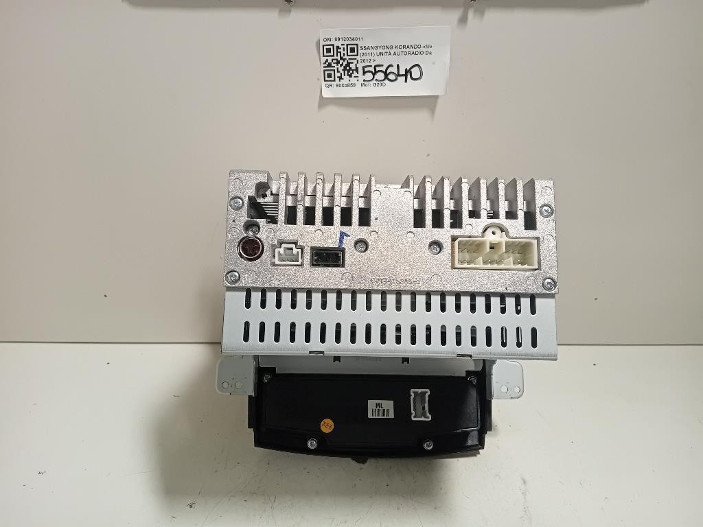 Unità Autoradio 8912034011 Ssangyong Korando III 2011