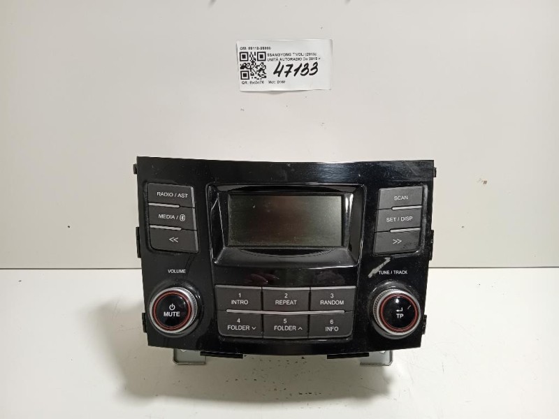 Unità Autoradio 89110-35000 Ssangyong Tivoli 2015