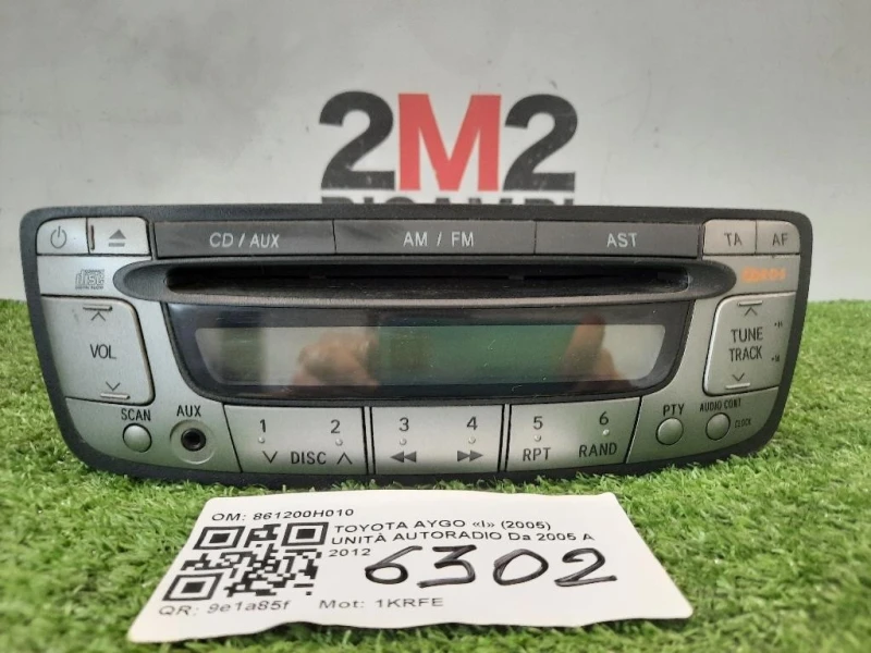 Unità Autoradio 861200H010 Toyota AYGO I 2005