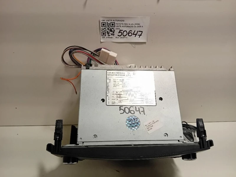 Unità Autoradio UNITÀ AUTORADIO Toyota RAV 4 III 2006