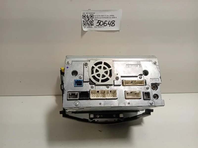 Unità Autoradio 8612042240 Toyota RAV 4 III 2006