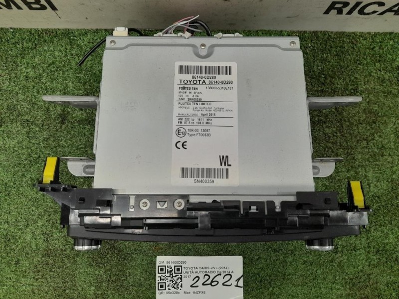 Unità Autoradio 861400D280 Toyota Yaris IV 2014
