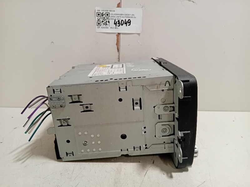 Unità Autoradio 1K0 035 186 AA Volkswagen Caddy III 2004