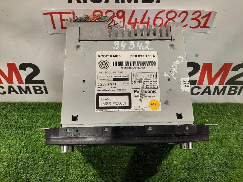 Unità Autoradio 5K0 035 156 A Volkswagen Caddy IV 2011
