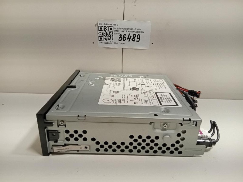 Unità Autoradio 5M0 035 186 J Volkswagen GOLF VI 2009