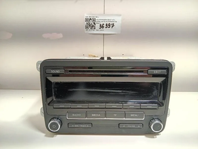 Unità Autoradio 5M0035186J Volkswagen GOLF VI 2009