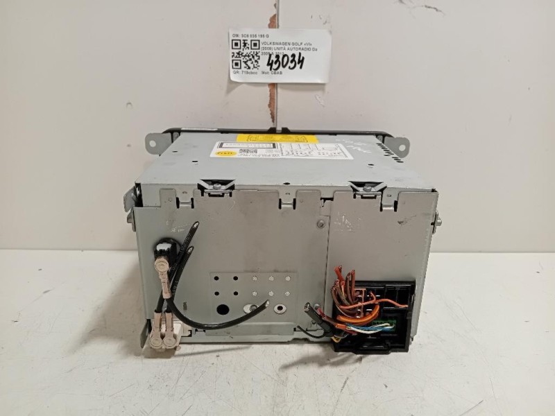 Unità Autoradio 3C8 035 195 G Volkswagen GOLF VI 2009
