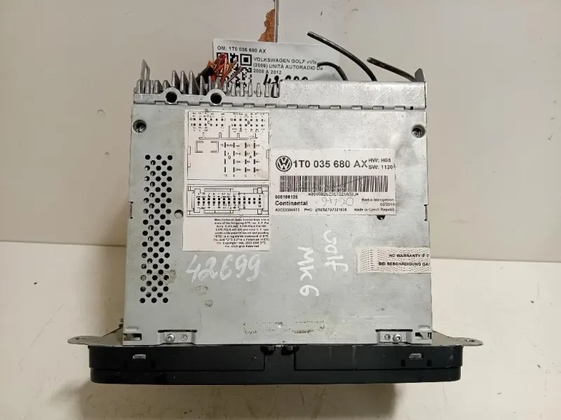 Unità Autoradio 1T0035680AX Volkswagen GOLF VI 2009