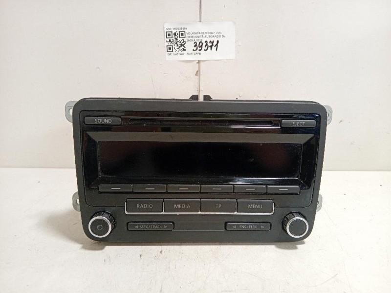 Unità Autoradio 1K0035186 Volkswagen GOLF VI 2009
