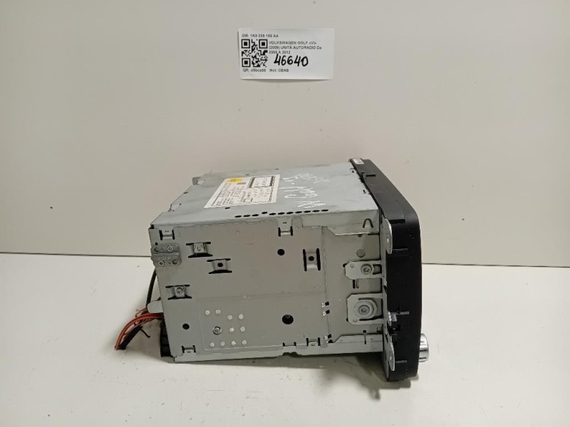 Unità Autoradio 1K0 035 186 AA Volkswagen GOLF VI 2009