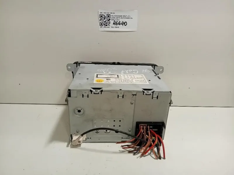 Unità Autoradio 1K0 035 186 AA Volkswagen GOLF VI 2009